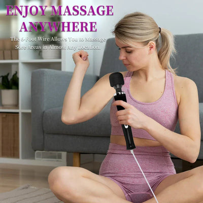 Vibrating Massage Stick Wand Roller Deep Tissue