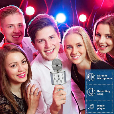 Wireless Bluetooth Karaoke Microphone Speaker